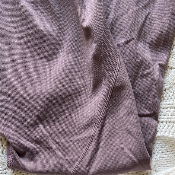 Purple yoga workout set high waist leggings sports bra compression - Picture 8 of 9